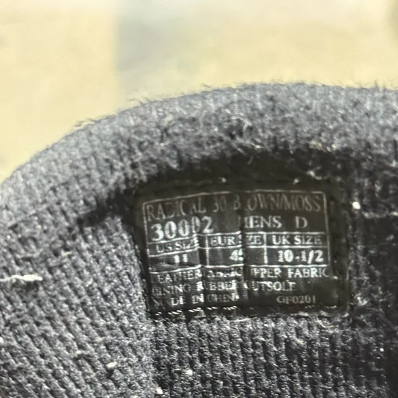 Danner Radical 30002 Leather/Mesh Hiking Boot Shoes Brown Moss Men’s 11D - Picture 11 of 12